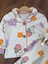 Babybiscoi Tavşan Desenli Gömlekli Unisex Pijama Takımı 5