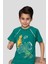 Erkek Çocuk T-Shirt-Şort Dinozor Baskılı Kısa Kollu Pijama Takımı 2