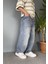 Eskitme Taşlanmış Balon Super Baggy Pantolon 1