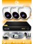 3 Kameralı Dome 3 Iç Kamera Set Hdd'siz Full Hd Gece Görüşlü Güvenlik Kamerası Sistemi 1