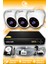 3 Kameralı Dome 3 Iç Kamera Set 320 GB HDD Full Hd Gece Görüşlü Güvenlik Kamerası Sistemi 1