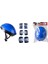 Mavi Kask Dizlik Dirseklik Koruyucu Set KO11465 2