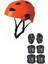 Çocuk Kask Dizlik Dirseklik Ellik Set 7 Parça Scooter Bisiklet Paten Kaykay Koruyucu Set 1