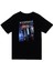 Unisex Siyah Baskılı T-Shirt 1
