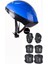 Çocuk Kask Dizlik Dirseklik Ellik Set 7 Parça Scooter Bisiklet Paten Kaykay Koruyucu Set 1