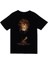 Unisex Siyah Aslan Baskılı T-Shirt 1