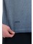 Erkek Lacivert Bisiklet Yaka Yıkamalı Basic T-Shirt - 165 4