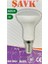 (3 adet) Şavk 6W (37W) Beyaz Işık (6500K) E14 DUYLU (Ince Duy) LED R50 AMPUL 2