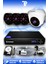 4 Kameralı Uzay 1 İç Kamera Set 500 GB HDD Full HD Gece Görüşlü Güvenlik Kamerası Sistemi 1