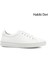 Kadın Beyaz Lastik Bağcıklı Hakiki Deri Sneaker 1
