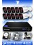10 Kameralı Kare 10 Dış Kamera Set 320 GB HDD Full HD Gece Görüşlü Güvenlik Kamerası Sistemi 1