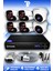 6 Kameralı Panda 2 İç Kamera Set HDD'siz Full HD Gece Görüşlü Güvenlik Kamerası Sistemi 1
