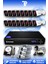 16 Kameralı Kare 16 Dış Kamera Set 2 TB HDD Full HD Gece Görüşlü Güvenlik Kamerası Sistemi 1