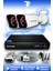 2 Kameralı Kare 2 Dış Kamera Set HDD'siz Full HD Gece Görüşlü Güvenlik Kamerası Sistemi 1