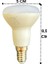 (4 adet) Şavk 6W (37W) Beyaz Işık (6500K) E14 DUYLU (Ince Duy) LED R50 AMPUL 3