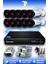 10 Kameralı Uzay 10 Dış Kamera Set HDD'siz Full HD Gece Görüşlü Güvenlik Kamerası Sistemi 1