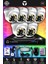 6 Kameralı Domie 6 Iç Kamera Set 250 GB HDD Full Hd Renkli Gece Görüşlü Güvenlik Kamerası Sistemi 1