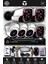 6 Kameralı Pania 3 Iç Kamera Set 250 GB HDD Full Hd Gece Görüşlü Güvenlik Kamerası Sistemi 1