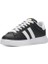 Unisex Siyah Beyaz Cilt Campüs Model Comfort Sneaker 3