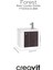 Forest Lavabo Dolabı 50 cm Beyaz-Bakır 2