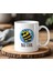BB Desing Bee Cool Tasarımlı Beyaz Seramik Baskılı Kupa Bardak 330 ml 1
