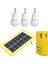Güneş Panelli 3 Lambalı Powerbank Özellikli Çok Amaçlı Şarjlı Solar Aydınlatma (4989) 1