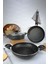 Set Karnıyarık 24CM + Tava 24CM + Sahan 24CM Siyah Granit 1