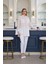 Premium By Moodbasic Taşlı Çizgili Saten Tunik 4