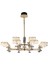 Ekerd 12'li Gold 100 Watt Yuvarlak Kristalli Modern Sarkıt Salon LED Avize 3