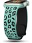 Apple Watch 6 5 4 3 2 1 Se 38 40 mm Uyumlu Silikon Kordon Leopar Desenli Renkli Tasarım Kayış 1
