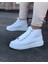WG032 Taba Bağcıklı Sneakers Yarım Bilek Bot 1