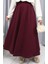 Oysho Kumaş Etek 5578-02 Bordo 3