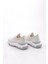 B2008 Kadin Silver Taşli Kalin Taban Sneakers 3