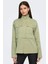 Kadın Onllısa Dik Yaka Fermuar Kapamalı Mevsimlik Mont Ceket 15338047 Oliv 4