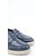 226825 Erkek Casual Ayakkabı - Lacivert Croco Deri 5