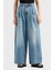 Wide Leg Yüksek Bel Bol Paça Pileli Jeans Bayan Kot Pantolon XW000073 AF12851 MB003 3