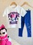 Kız Çocuk Minnie Mouse 3D Shiny Set 1