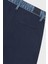 % 100 Pamuk Relaxed Fit Bol Paça Renk Bloklu Pantolon Bayan Pantolon XW000561 AF12845 MB115 4