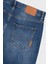 Streç Pamuklu Slim Fit Normal Bel Düz Paça Jeans Erkek Kot Pantolon XM000070 AF12965 MB002 5