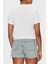 Cn Ss Logolu Pamuklu Düğme Detaylı Boxy Fit Sıfır Yaka Cropped T Shirt W5GI15K8FQ4 Bayan T Shirt W5GI15 K8FQ4 G011 2