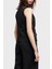 Regular Fit Mono Yaka Zincir Detaylı Yelek Bayan Yelek XW000435 AF12749 UC001 2