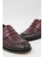 00600-196 Erkek Klasik Ayakkabı - Bordo 4