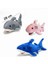 Peluş Köpekbalığı 30 cm - Şarkı Söyleyen Baby Shark Gri Balık 2