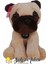 Sevimli Oturan Buldog Peluş Dobi Köpek 30 cm 1
