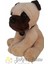 Sevimli Oturan Buldog Peluş Dobi Köpek 30 cm 2