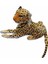 Sesli Kükreyen Peluş Leopar 30 cm Küçük Boy Dekoratif Oyuncak Aslan Kaplan 1