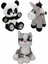 Küçük Peluş Panda-Eşek-Kedi 15 cm Üçlü Peluş Oyuncak 1
