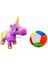 Peluş Mor Unicorn Pony At 20 cm ve Peluş Top 12 cm - 2 Ürün 1 Arada Oyuncak 1