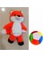 Peluş Tilki 35 cm ve Peluş Top 12 cm - 2 Ürün 1 Arada Oyuncak 1