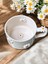 Mshandmade El Yapımı Seramik Çay Kahve Kupası Duble Türk Kahvesi Fincanı Kupa, Daisy Mug2 2